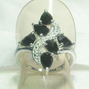 NWT Natural Thai Black Spinel Ring